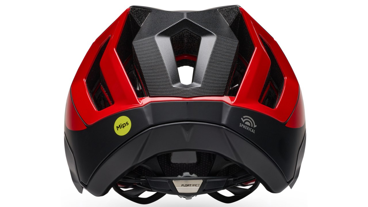 Bell 5fifty Spherical MTB Fahrradhelm fluid schwarz/rot 2026