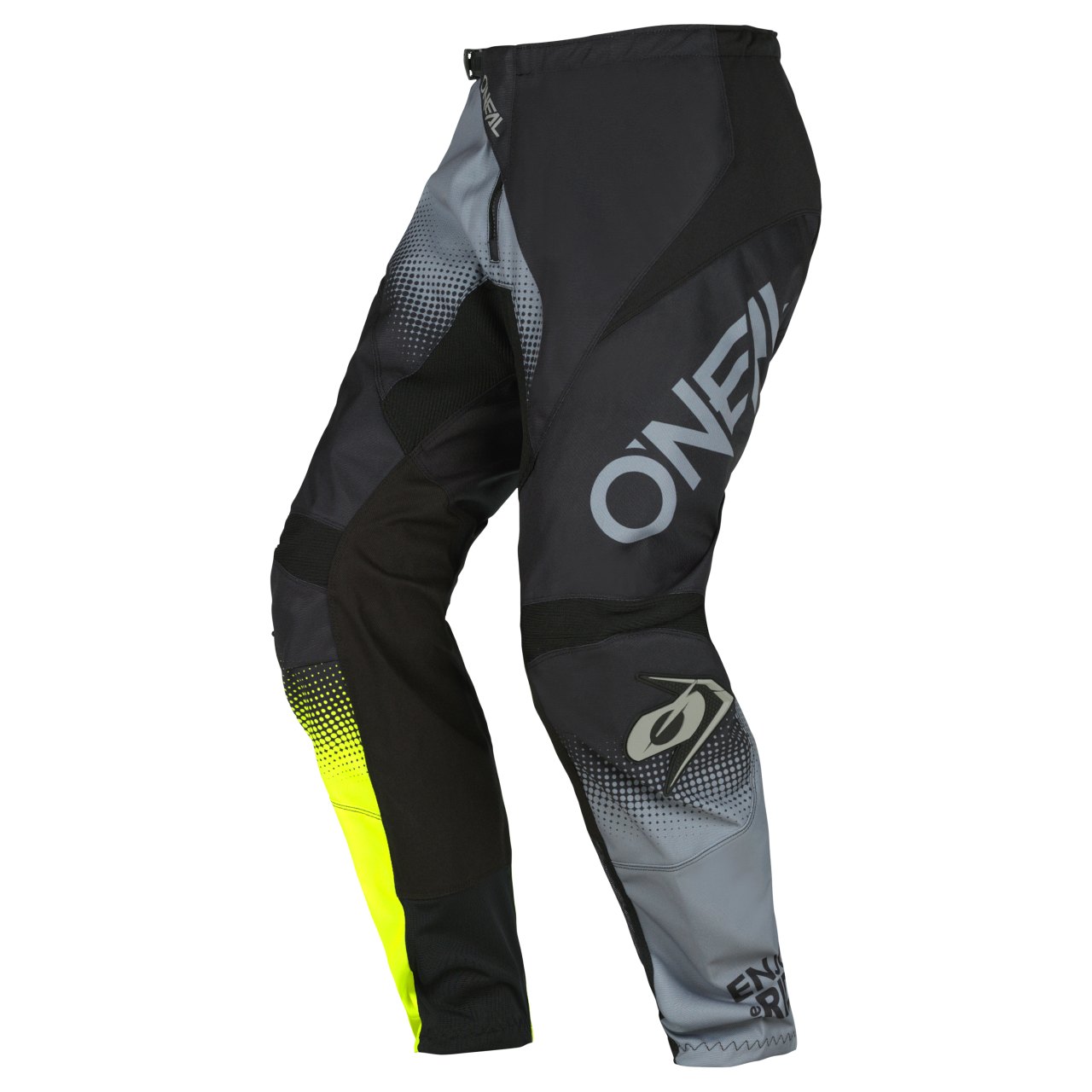 O'Neal Element Racewear MX DH MTB Pant Hose lang schwarz/grau/gelb 2023 Oneal