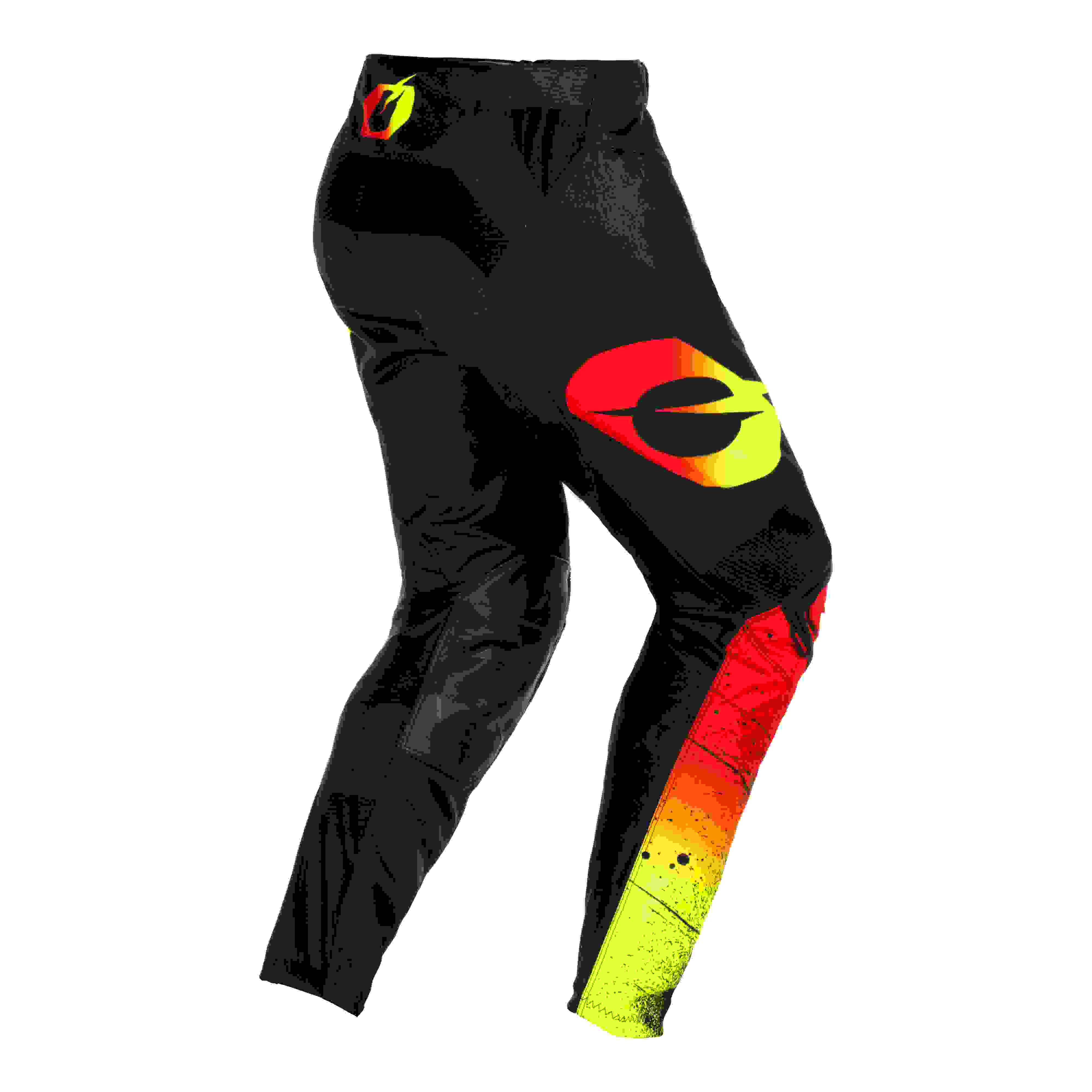 O'Neal Mayhem Scarz MX DH MTB Pant Hose lang schwarz/rot 2024 Oneal