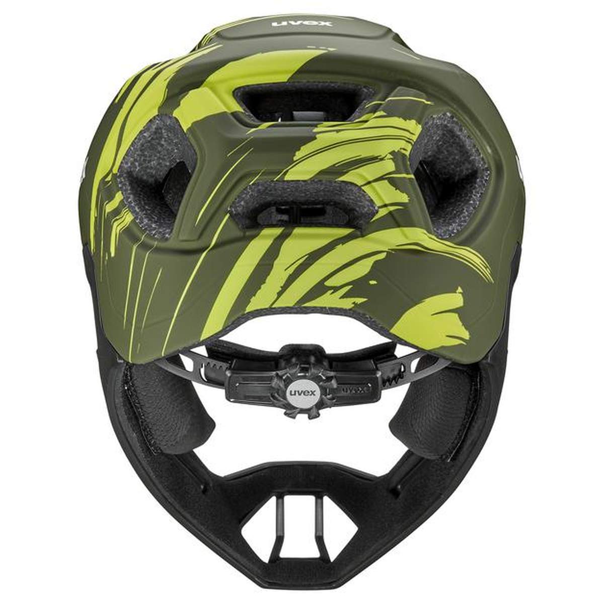 uvex React Jr. MTB / DH Fahrrad Helm Gr. 52-56cm matt olive grün 2027