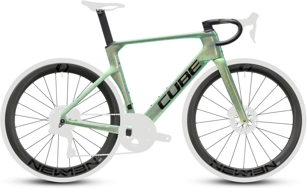 Cube Litening AERO C:68X Frameset Carbon Rahmenset genesisfibre/black 2027