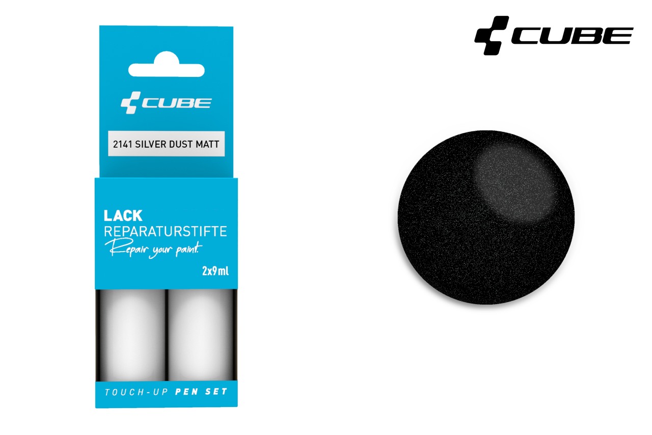 Cube Lackstift Set 2 x 9 ml / 830.56 ¤ / Liter Silver Dust matt 2141