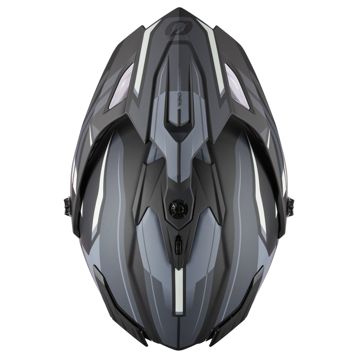 O'Neal A Series Spike Motorrad Helm schwarz/grau/weiß 2025 Oneal