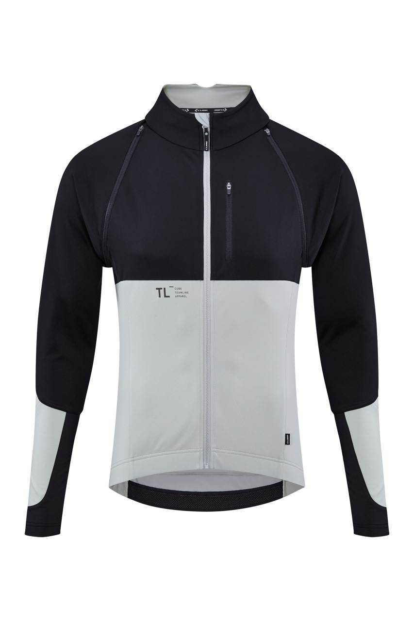 Cube Teamline Fahrrad Multifunktionsjacke schwarz/grau 2026