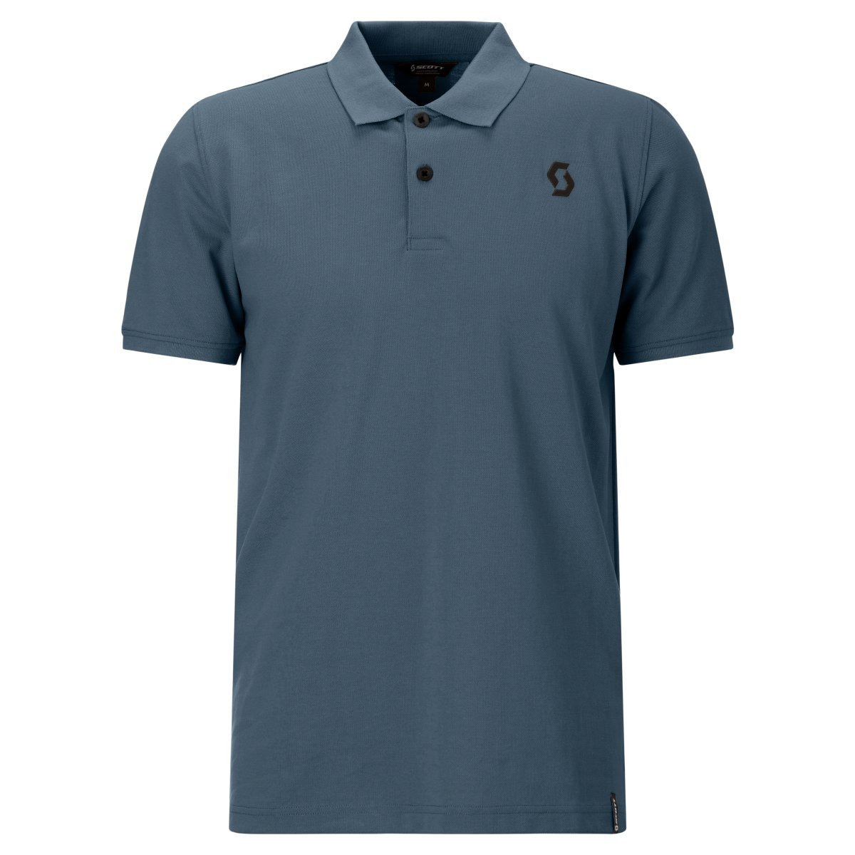 Scott Icon Freizeit Poloshirt kurzarm crag blau 2027