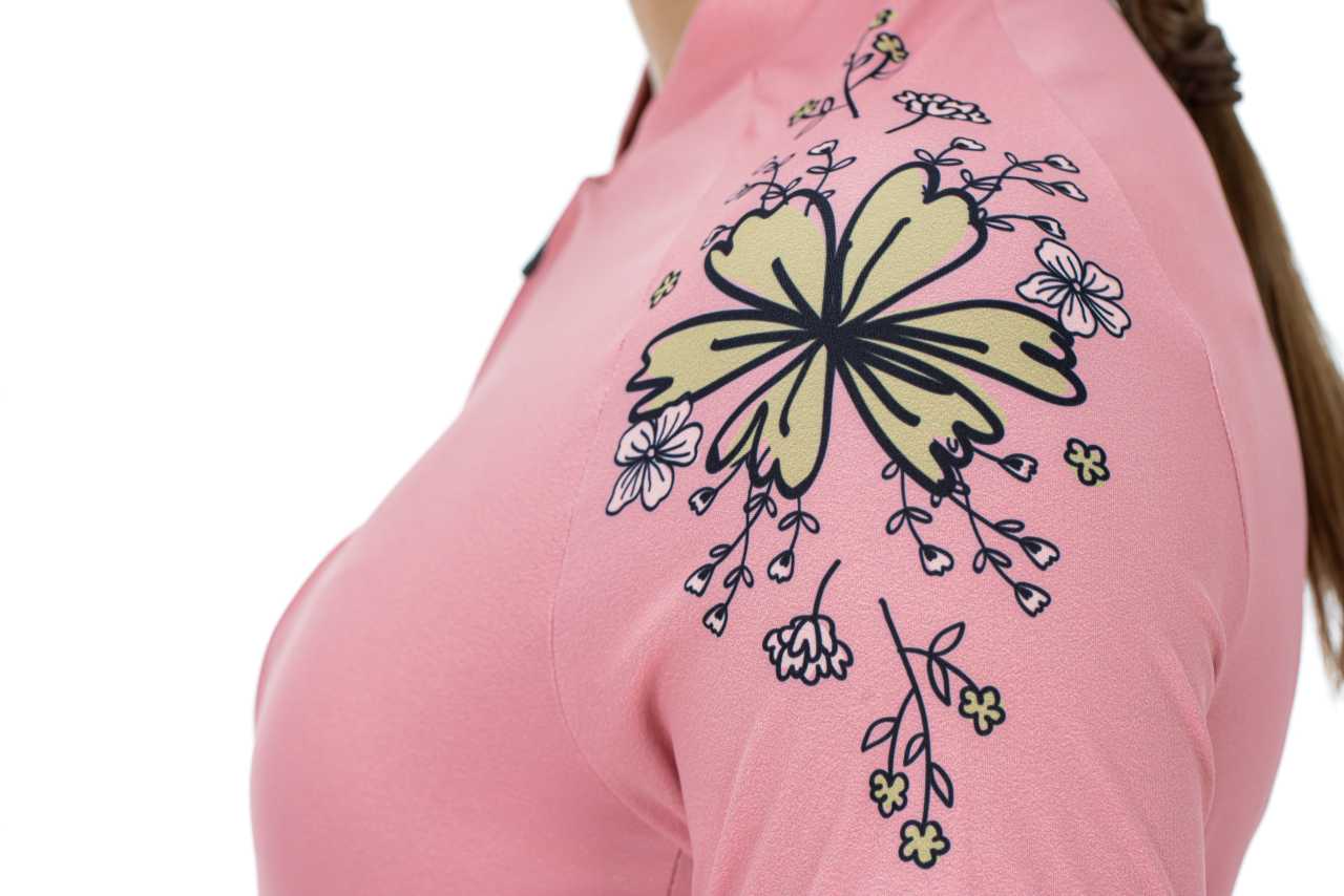 Cube ATX Cmpt Full Zip Damen Fahrrad Trikot kurz coral rot 2027