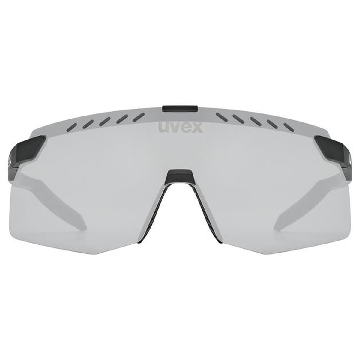 uvex Pace Stage S Fahrrad / Sport Brille matt schwarz/mirror silberfarben 2027