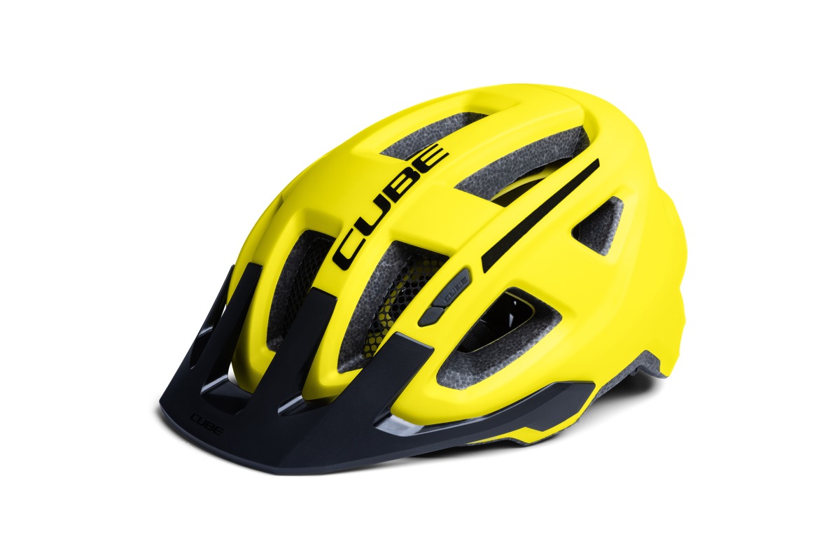 Cube Fleet All Terrain Fahrrad Helm gelb 2027