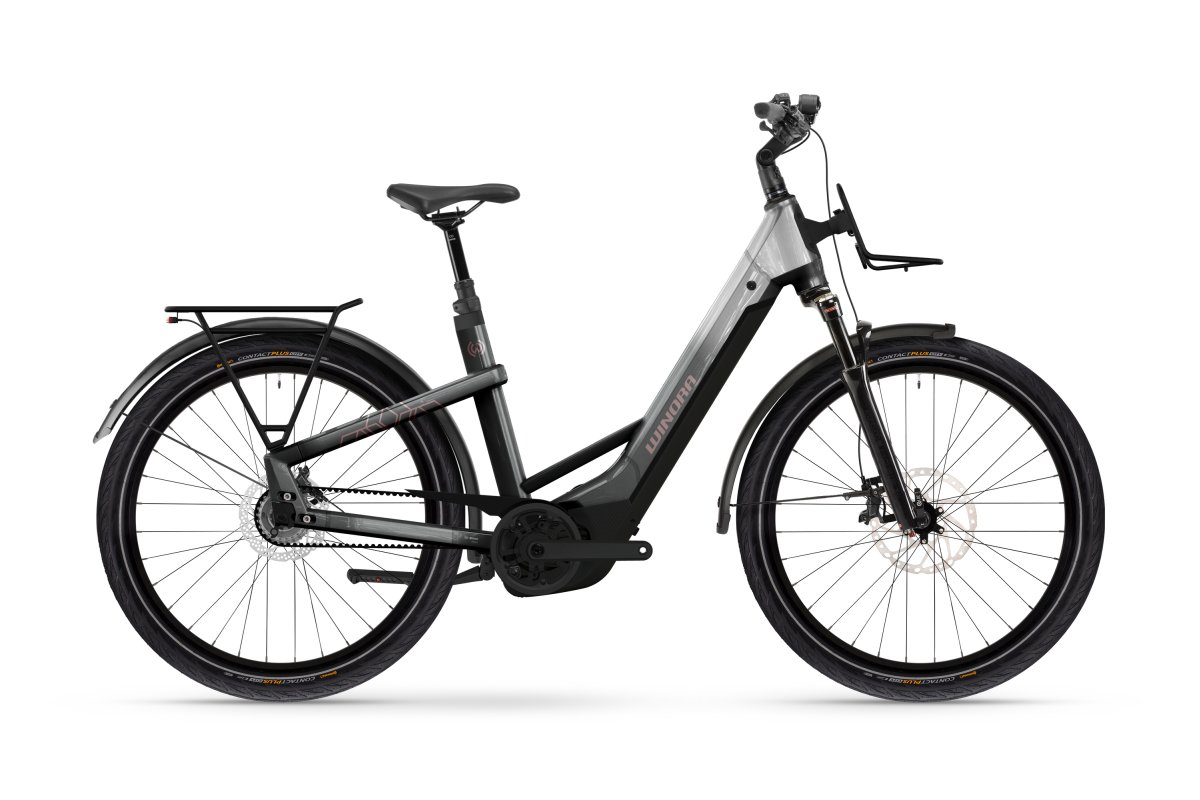 Winora Yakun R5 Pro Low 27.5'' E-Bike Trekking Pedelec haze grau 2026
