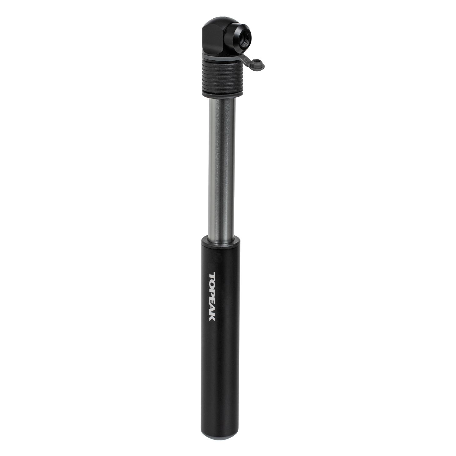 Topeak Two Timer XT 3-in-1 Minipumpe mit integriertem Tubeless Werkzeug schwarz