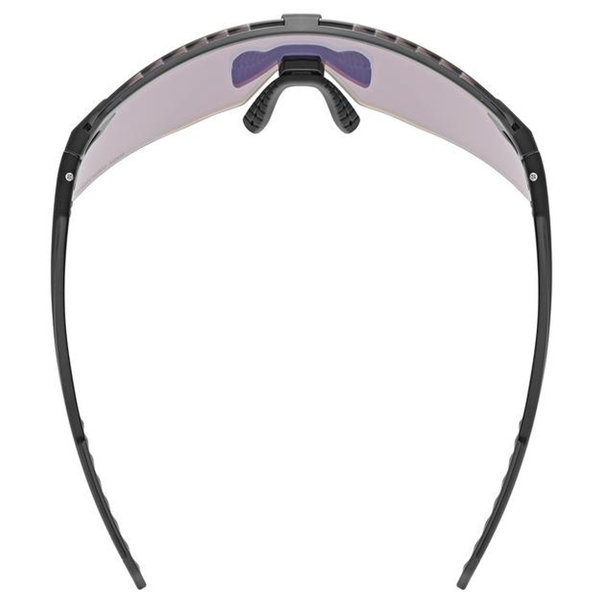 Uvex Pace Stage CV Fahrrad / Sport Brille matt schwarz/mirror rot