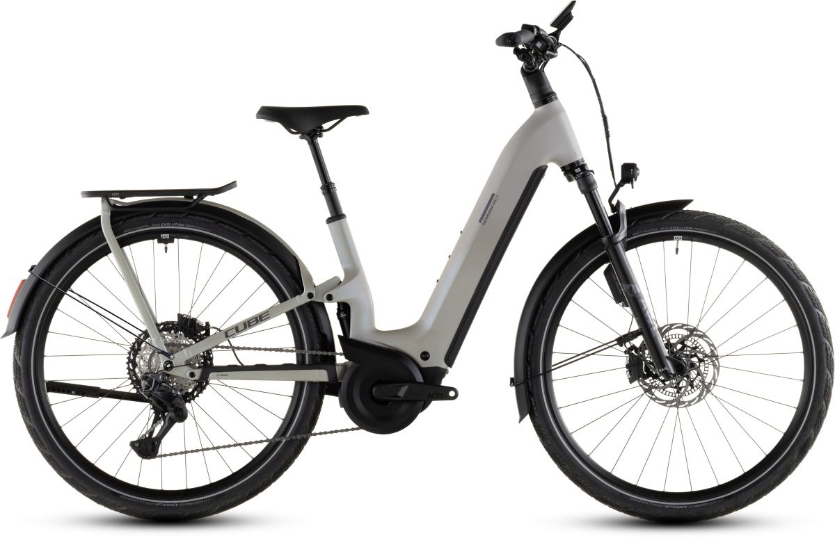 Cube Kathmandu Hybrid ONE11 HPC SLT 800 28'' Carbon Easy Entry E-Bike Trekking Pedelec glintsand/oatgrey 2027
