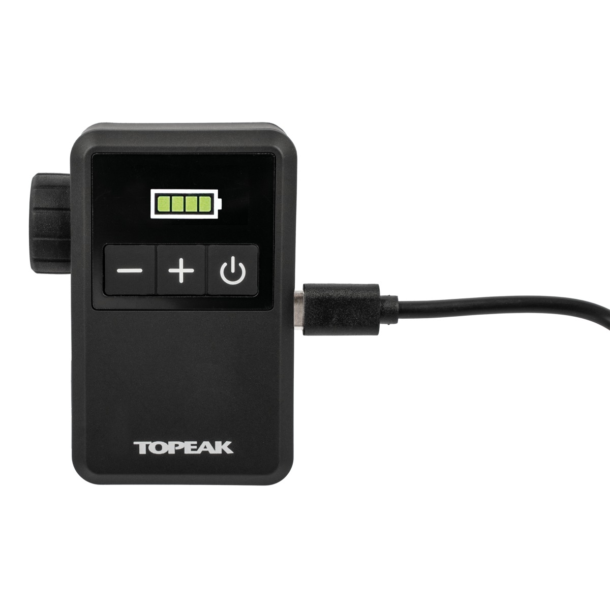 Topeak E-Booster Digital Mini Fahrradpumpe schwarz