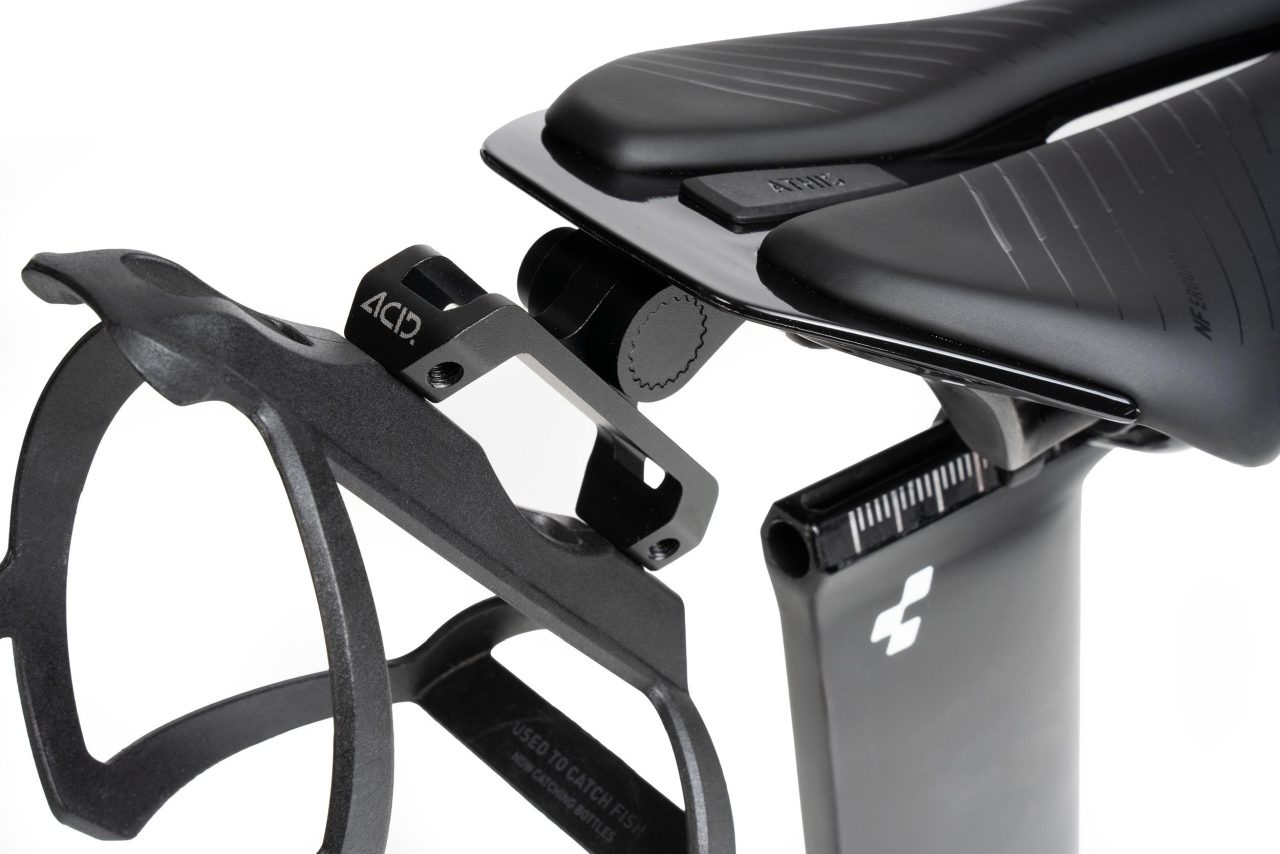 Acid Satteladapter SILink Axial für Fahrradflaschenhalter schwarz