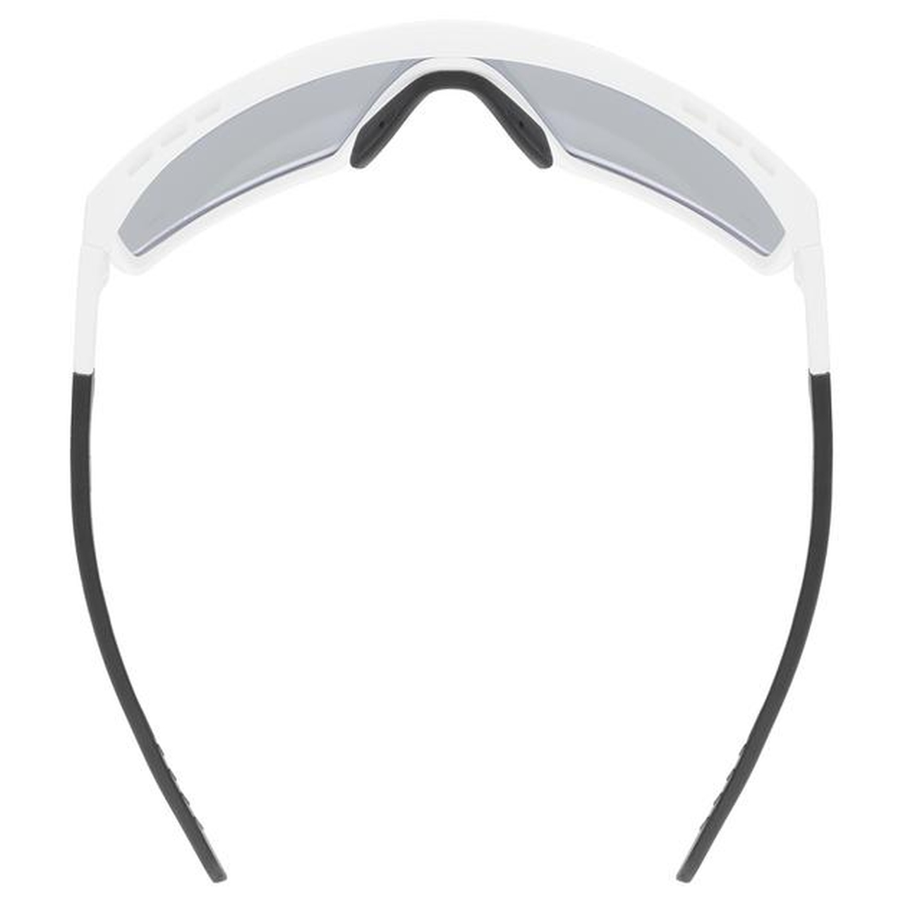 Uvex Mtn Perform V Outdoor / Sport Brille matt weiß/litemirror blau
