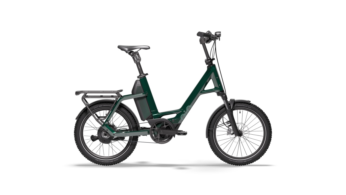 QIO Compact CXNINEx 3x3 20'' E-Bike Pedelec forest green 2026