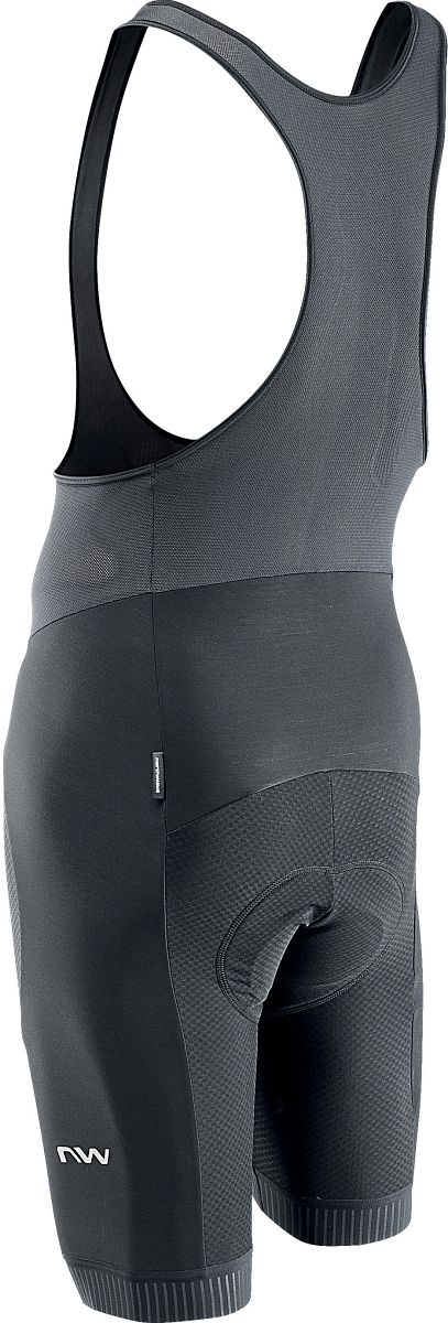 Nortwave Active Winter Fahrrad Trägerhose kurz schwarz 2025