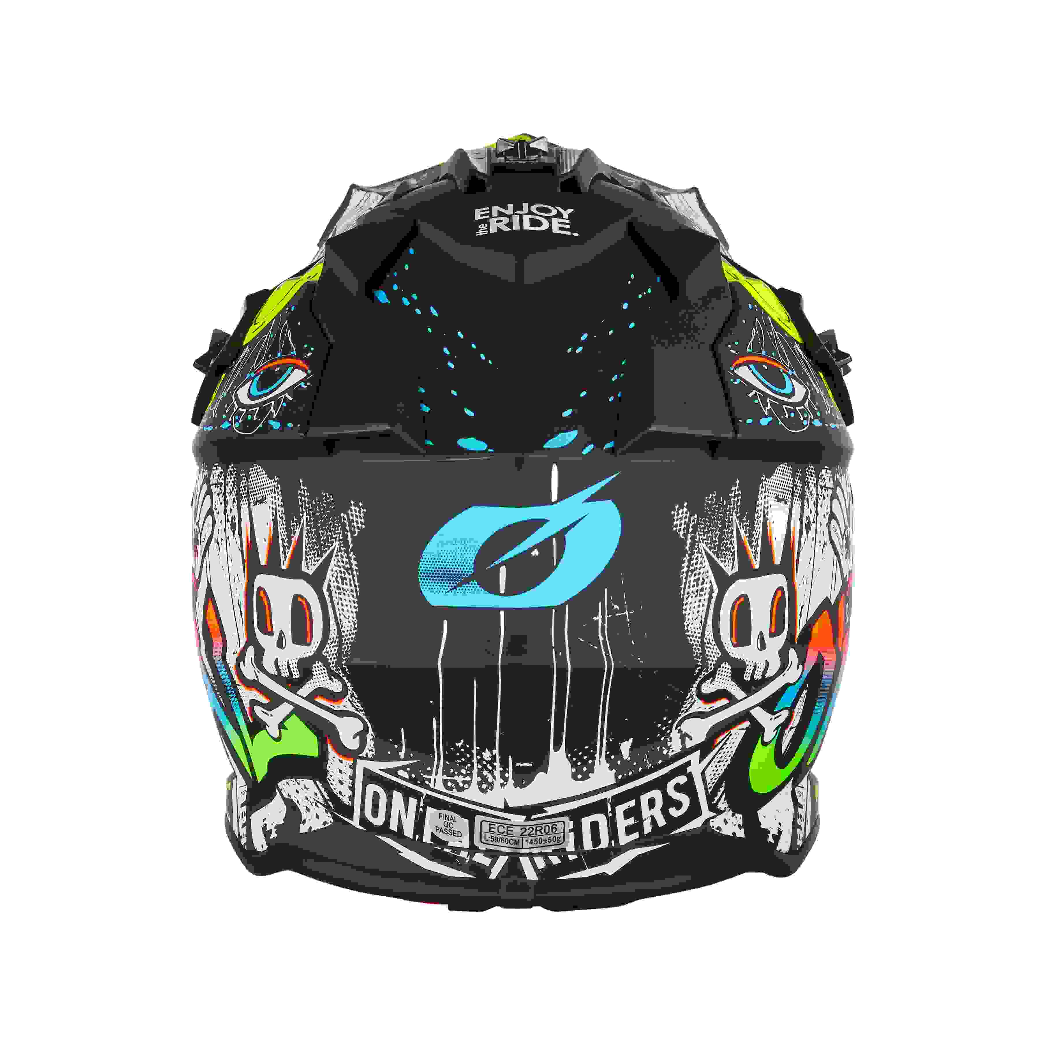 O'Neal 2 Series Rancid Motocross Enduro MTB Helm schwarz/weiß 2027 Oneal