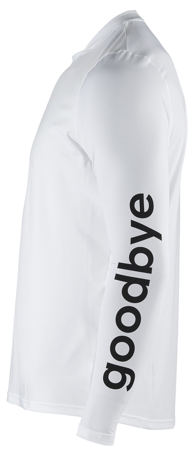 Northwave Bomb Hello Goodbye Fahrradtrikot lang weiß 2026