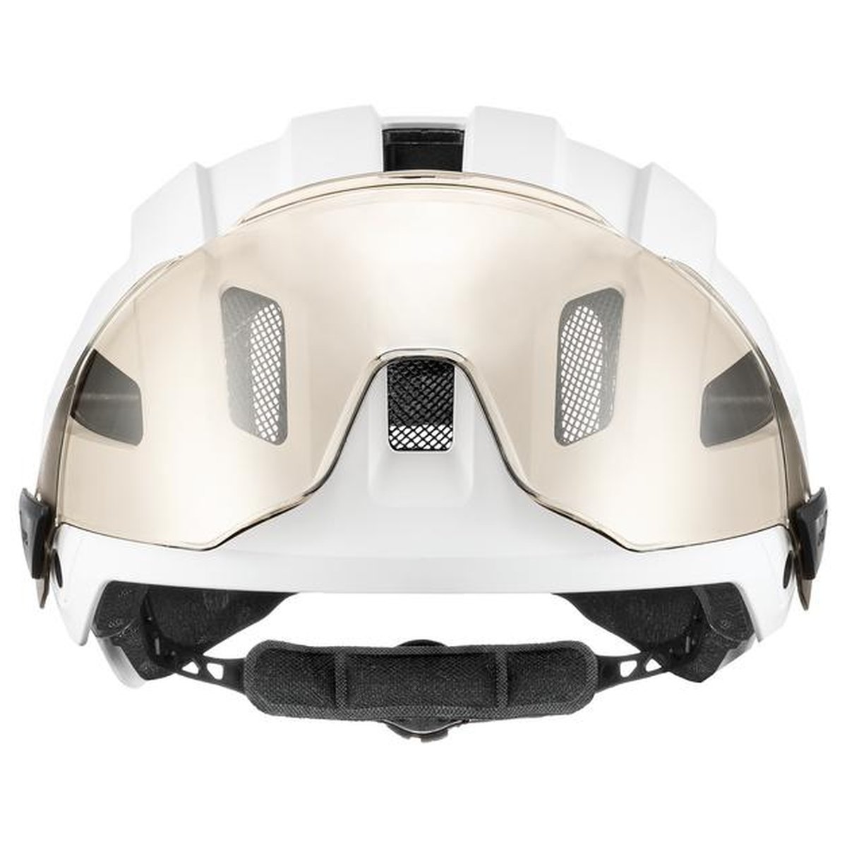 uvex Stride Visor Fahrrad Helm matt weiß 2027