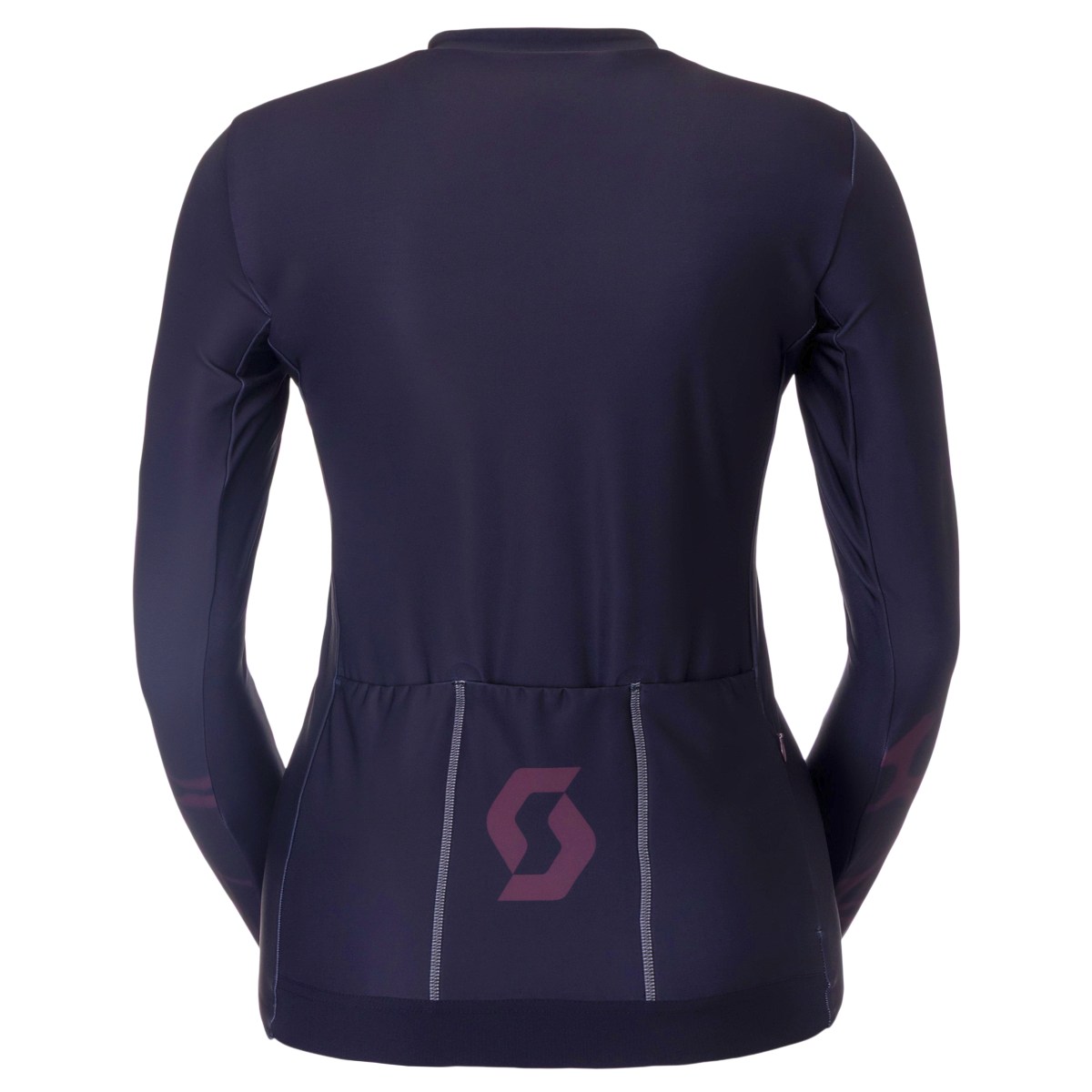 Scott Pro Mid Winter Damen Fahrradtrikot langarm cocoa rot/schwarz 2027