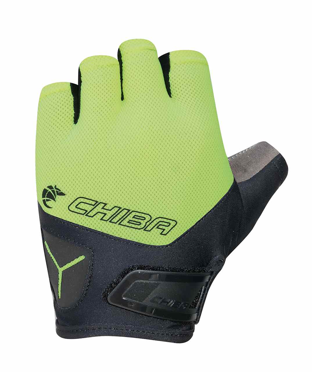 Chiba Gel Air Fahrrad Handschuhe kurz gelb/schwarz 2027