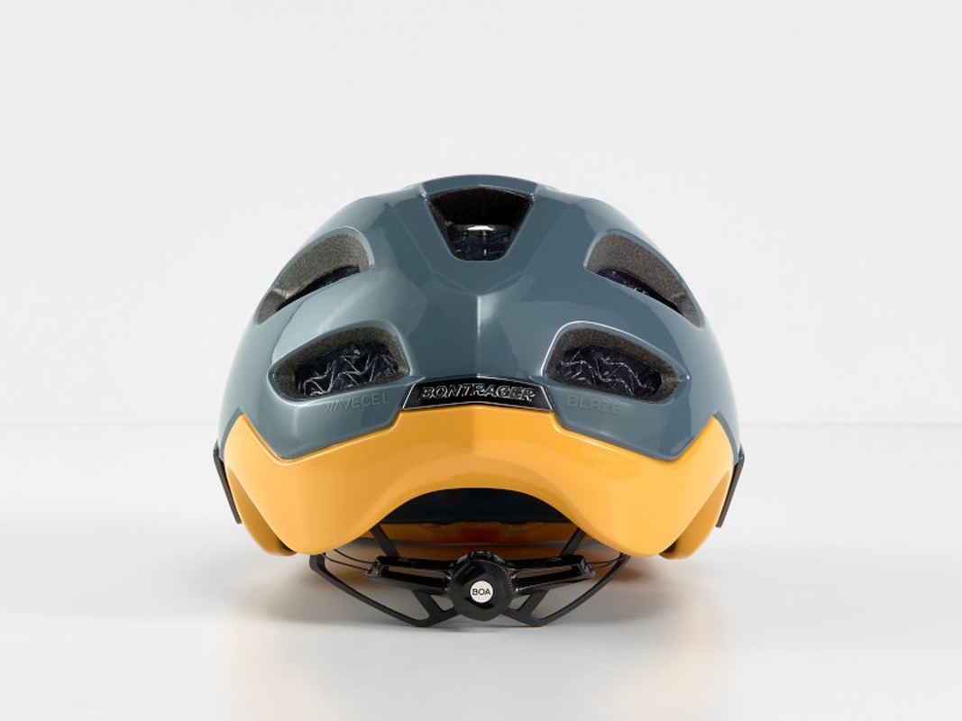 Bontrager Blaze WaveCel MTB Fahrrad Helm blau/orange 2024
