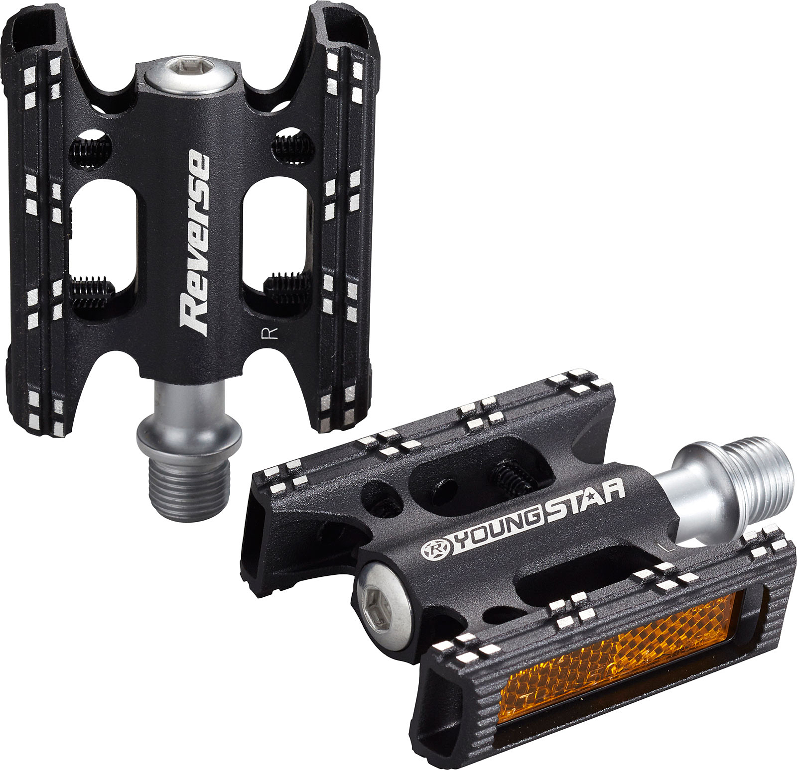 Reverse Youngstar Kinder Flat Pedal schwarz