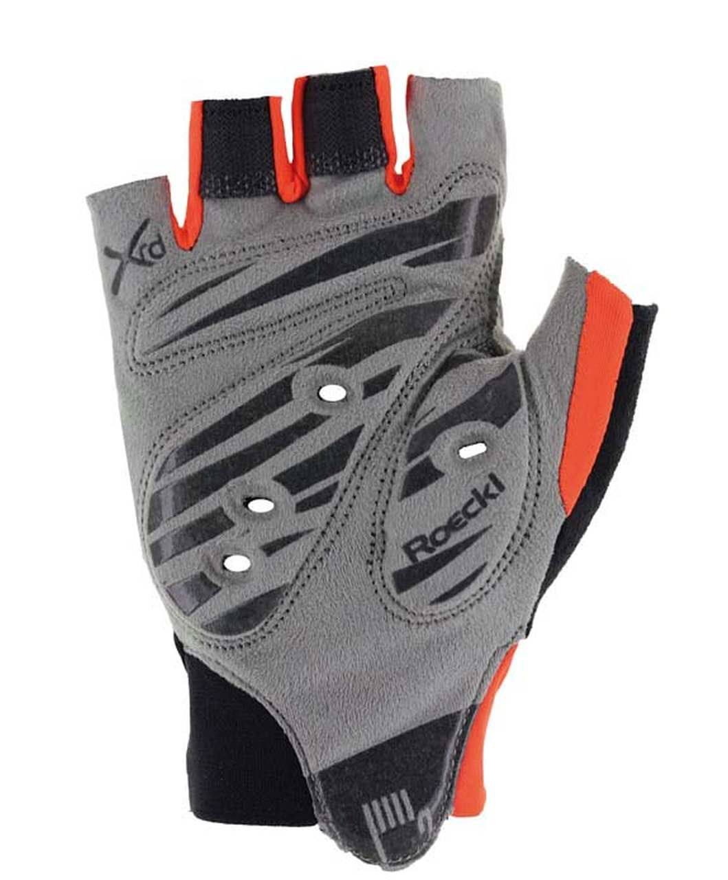 Roeckl Ivory 2 Fahrrad Handschuhe kurz grau/orange 2026
