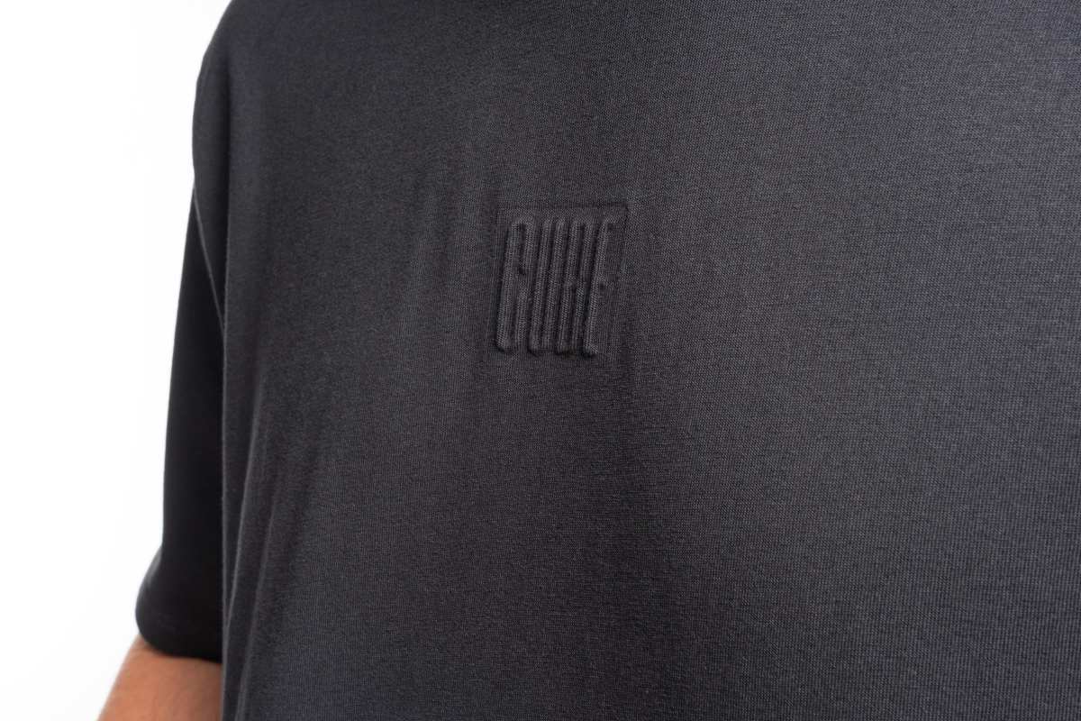 Cube Organic Embossed Freizeit T-Shirt schwarz 2027