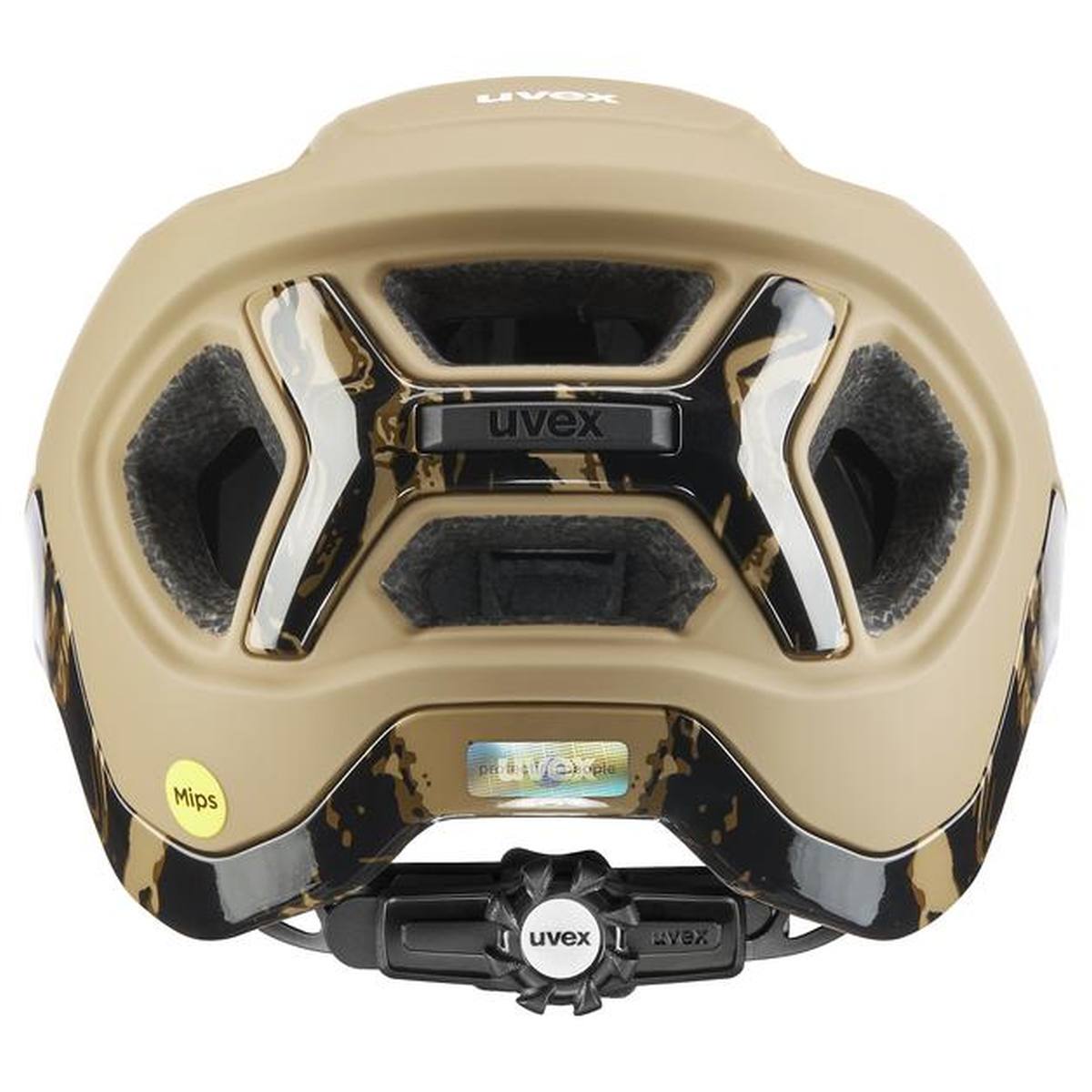 Uvex React MIPS MTB Fahrrad Helm matt desert beige 2026