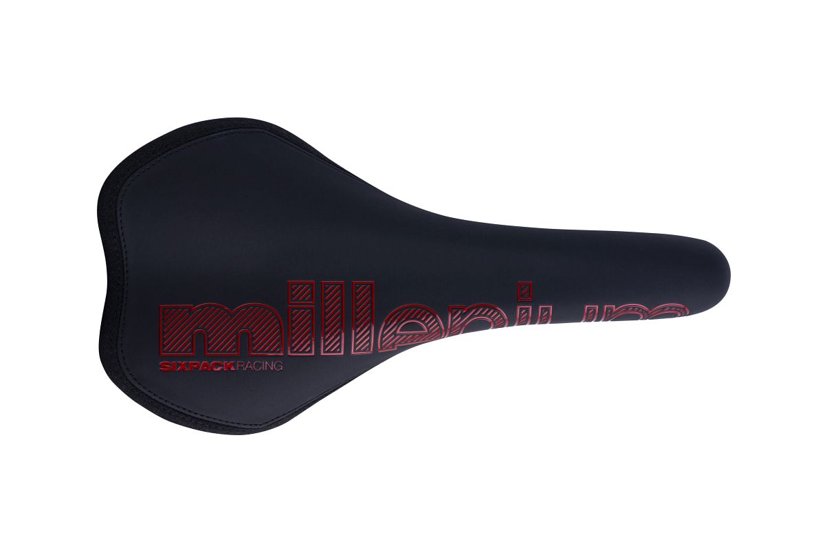 Sixpack Millenium DH Fahrrad Sattel schwarz/rot