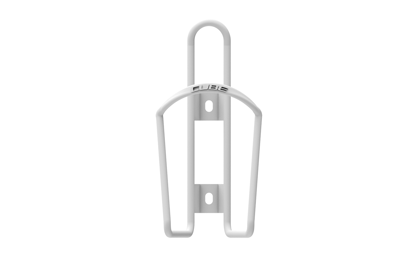 Cube HPA Fahrrad Alu Flaschenhalter matt weiß