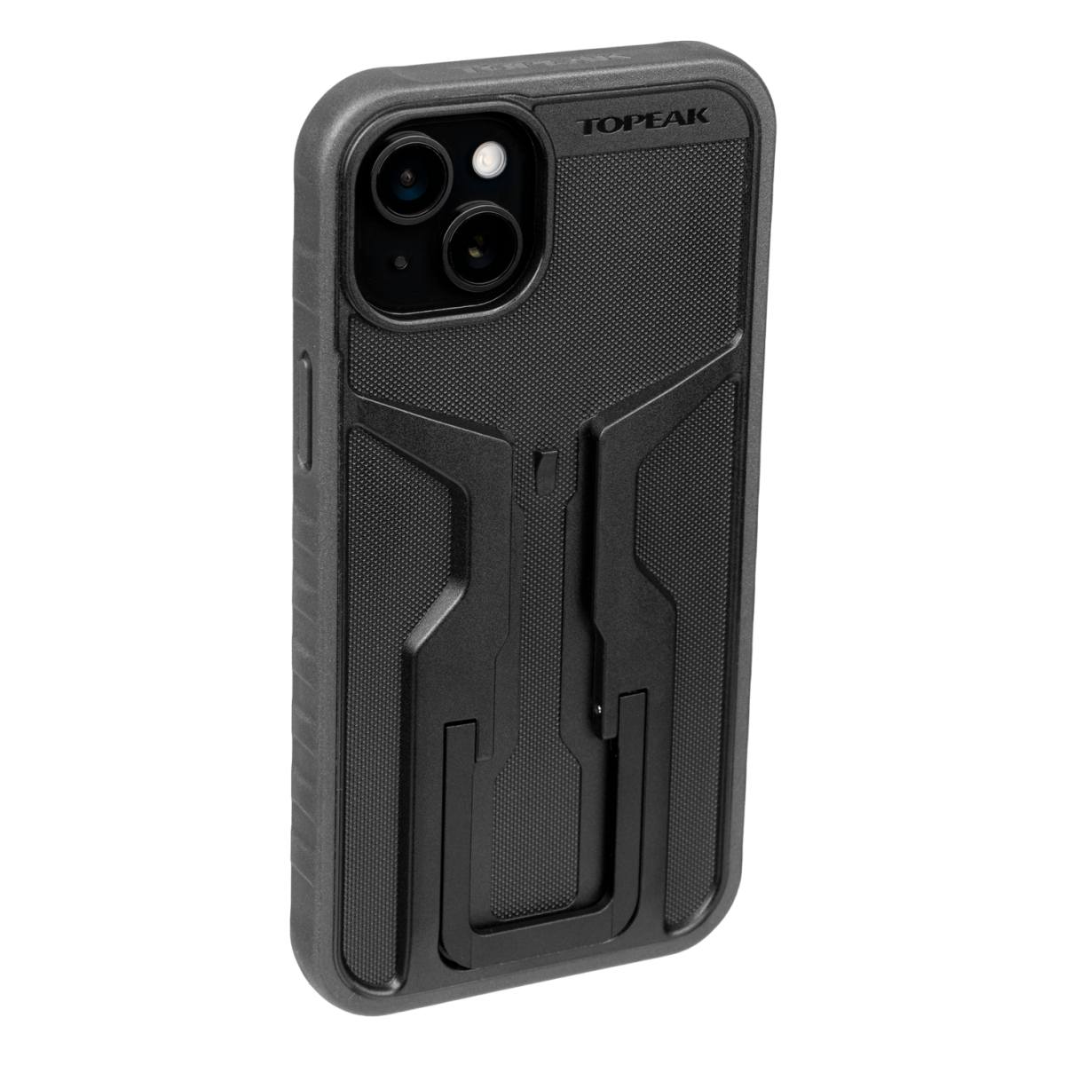 Topeak RideCase Handyhülle für iPhone 15 Plus + Halter schwarz