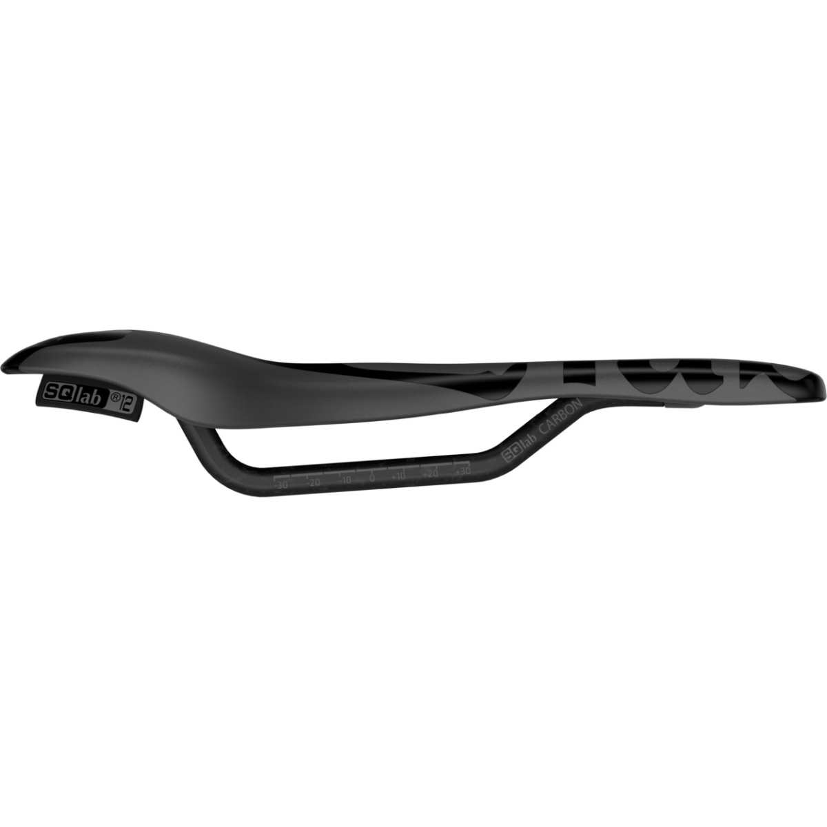 SQlab 612 Ergowave R Carbon ltd. Team Unisex Road / MTB Race Fahrrad Sattel schwarz