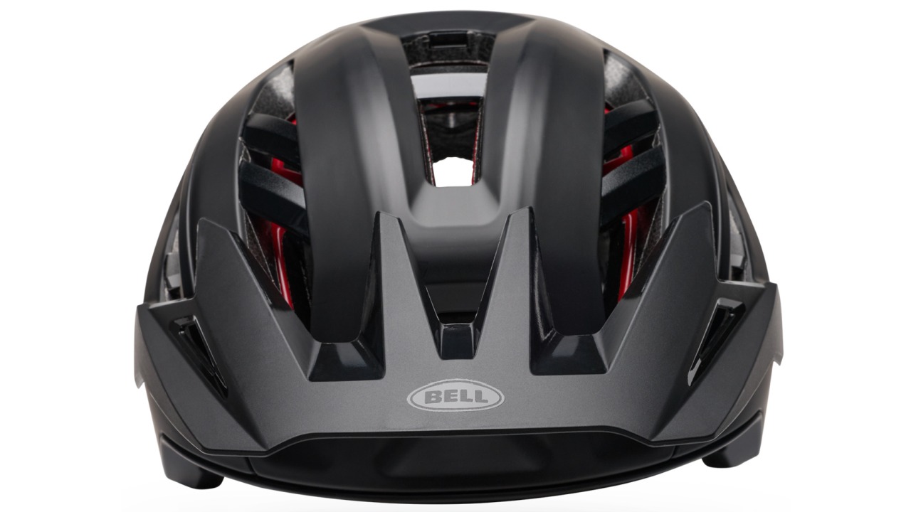 Bell 5fifty Spherical MTB Fahrradhelm fluid schwarz/rot 2026