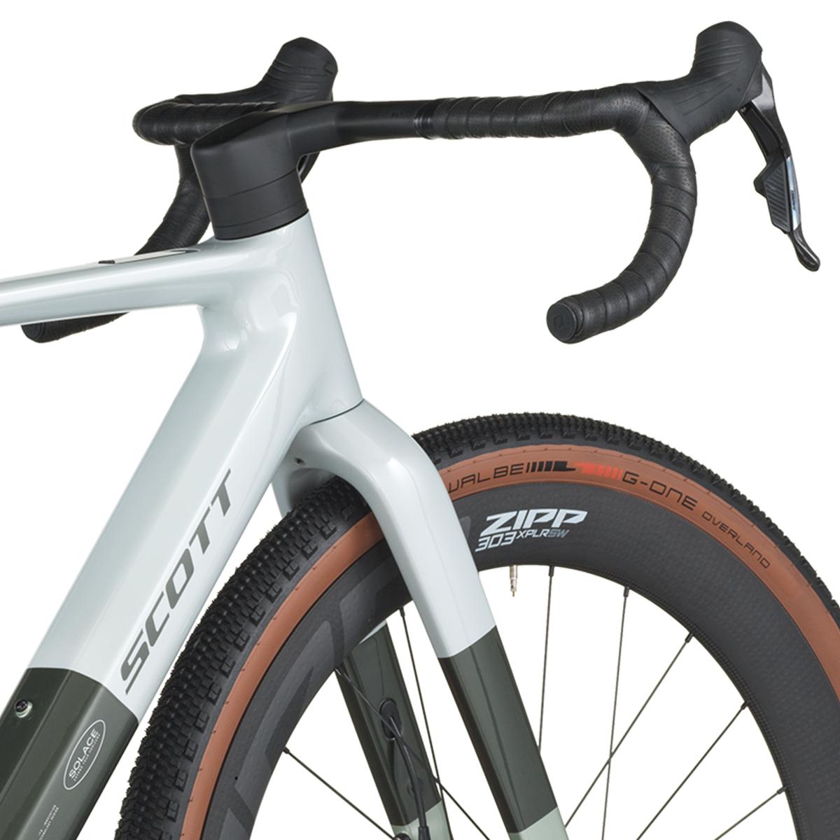 Scott Solace Gravel 10 Carbon E-Bike Pedelec beluga grau/grün 2027