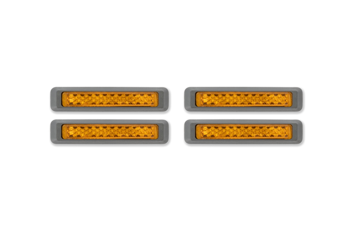 Acid Pedalreflektor Set Classic orange