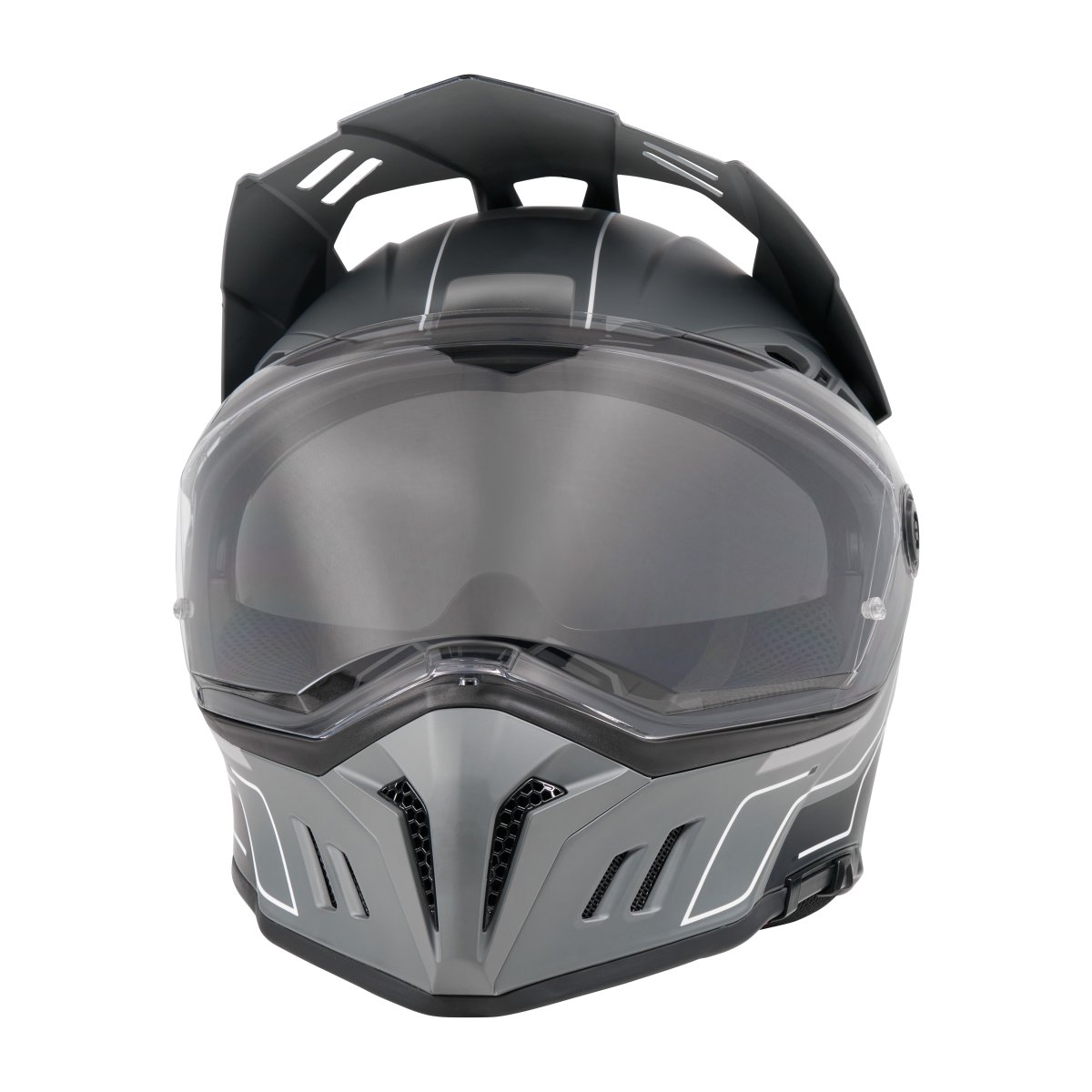 ONeal Sierra RS Echo Motorradhelm schwarz/grau 2027