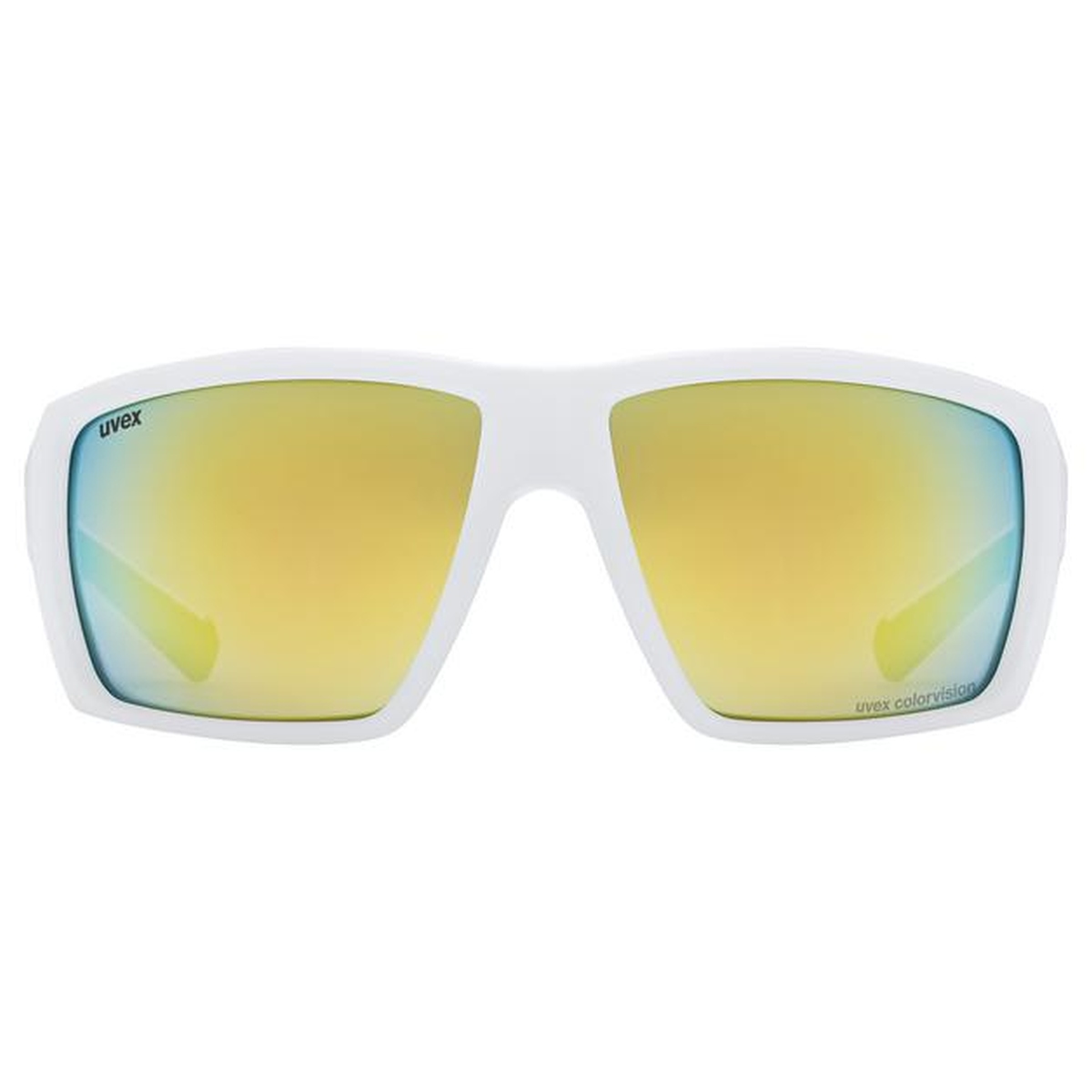 Uvex Mtn Venture CV Outdoor / Bergsport Brille matt weiß/mirror gelb