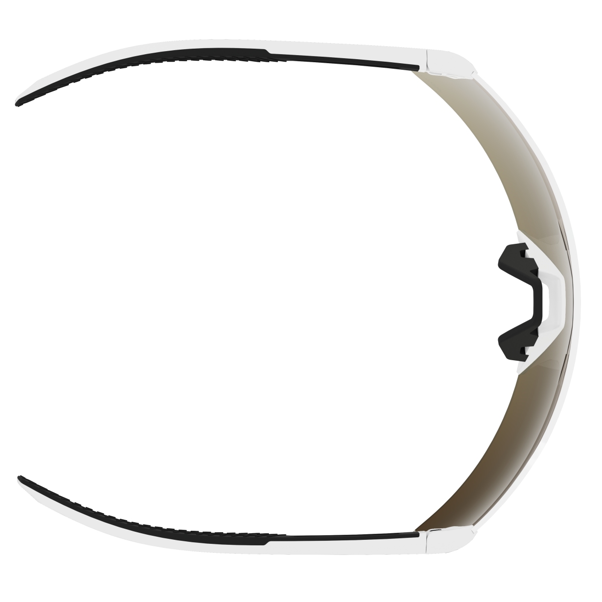 Scott Stride LS AMP Wechselscheiben Fahrradbrille weiß/goldfarben chrome