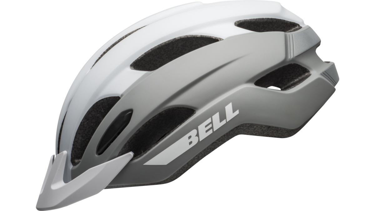 Bell Trace MTB / Trekking Fahrrad Helm matt weiß/grau 2025