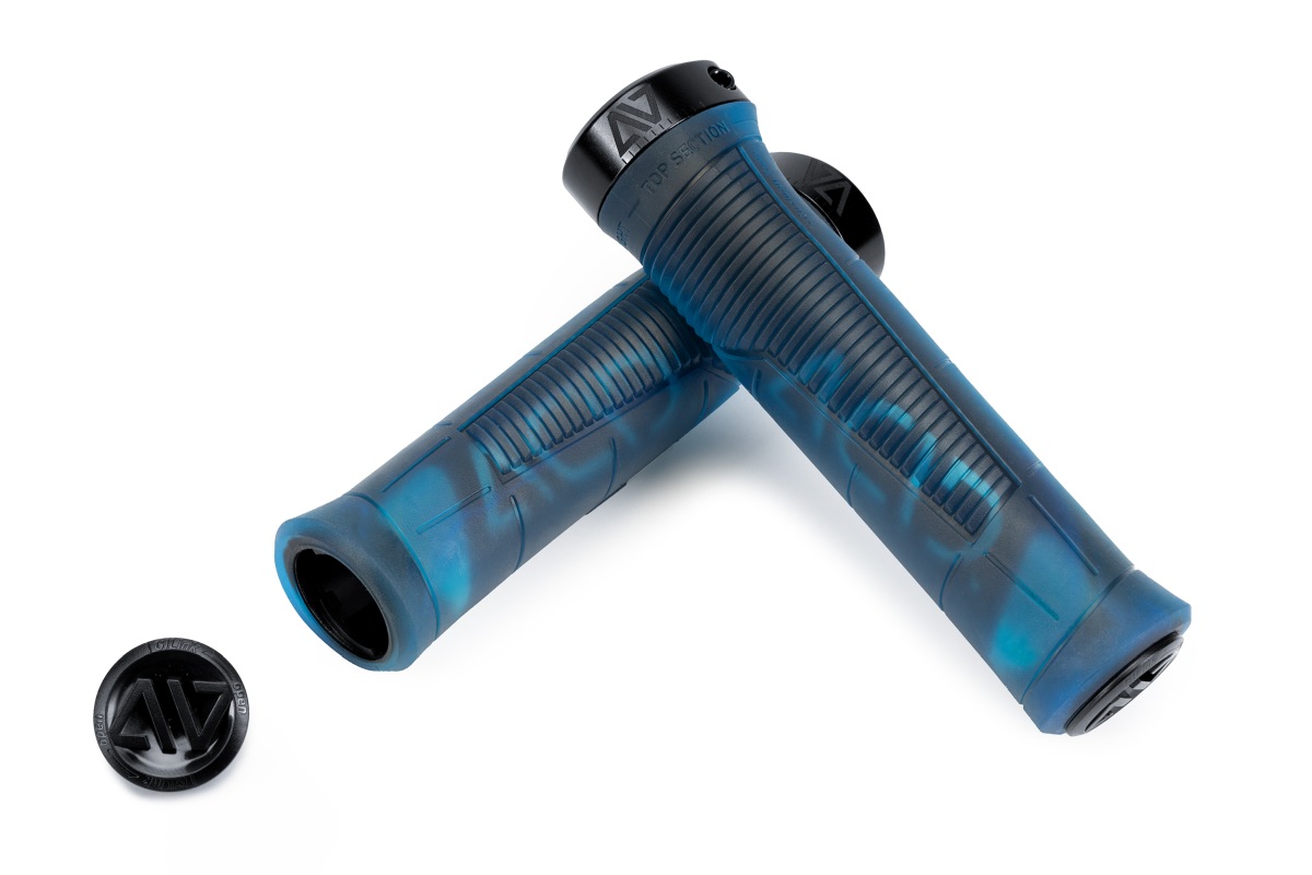 Acid Endure DH Fahrrad Griffe actionteam blau