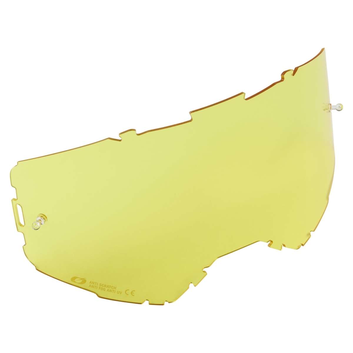 O'Neal Spare Lens Ersatzscheibe mit Pins für B22 / B33 Goggle gelb Oneal
