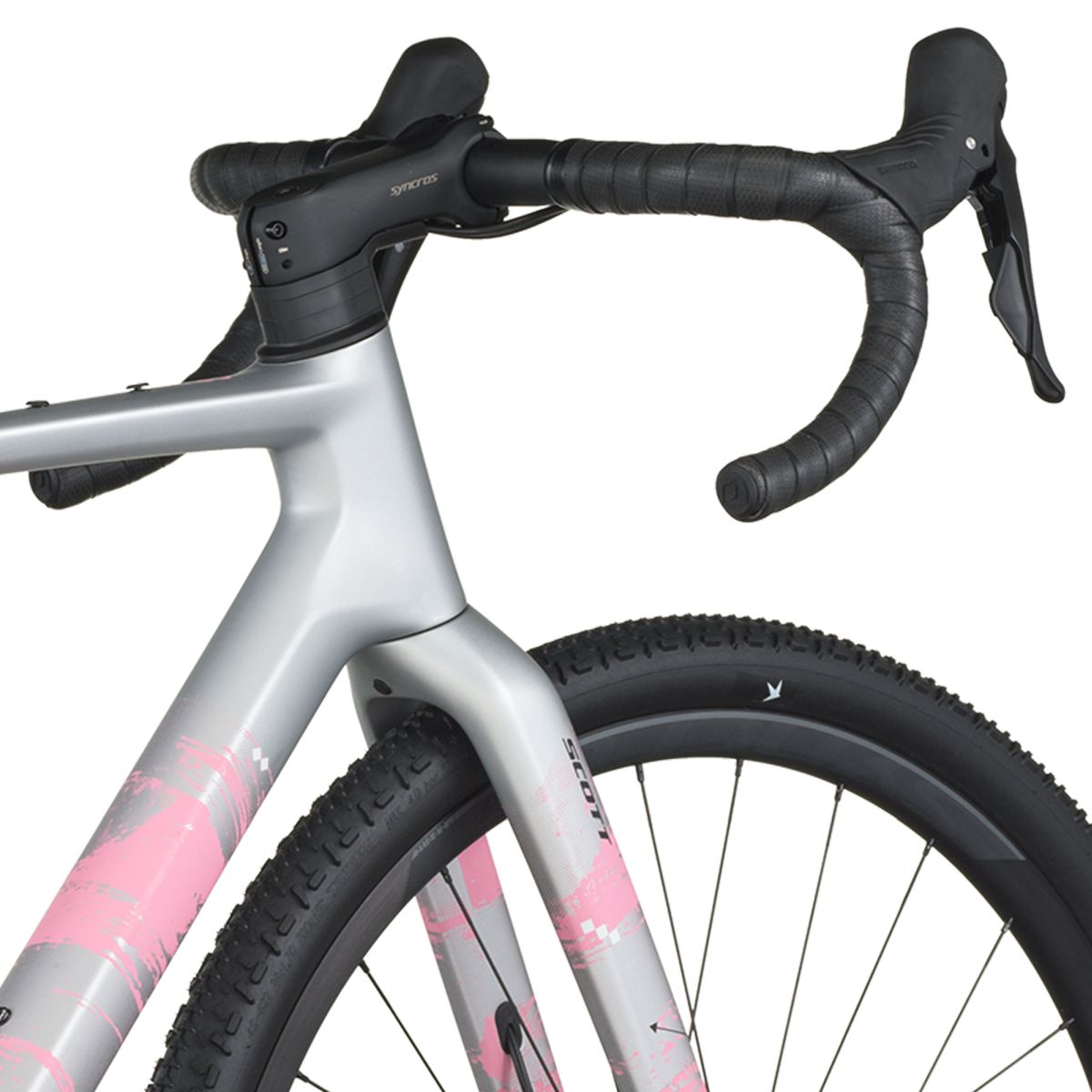 Scott Addict Gravel 30 Carbon Fahrrad grau/rosa 2026