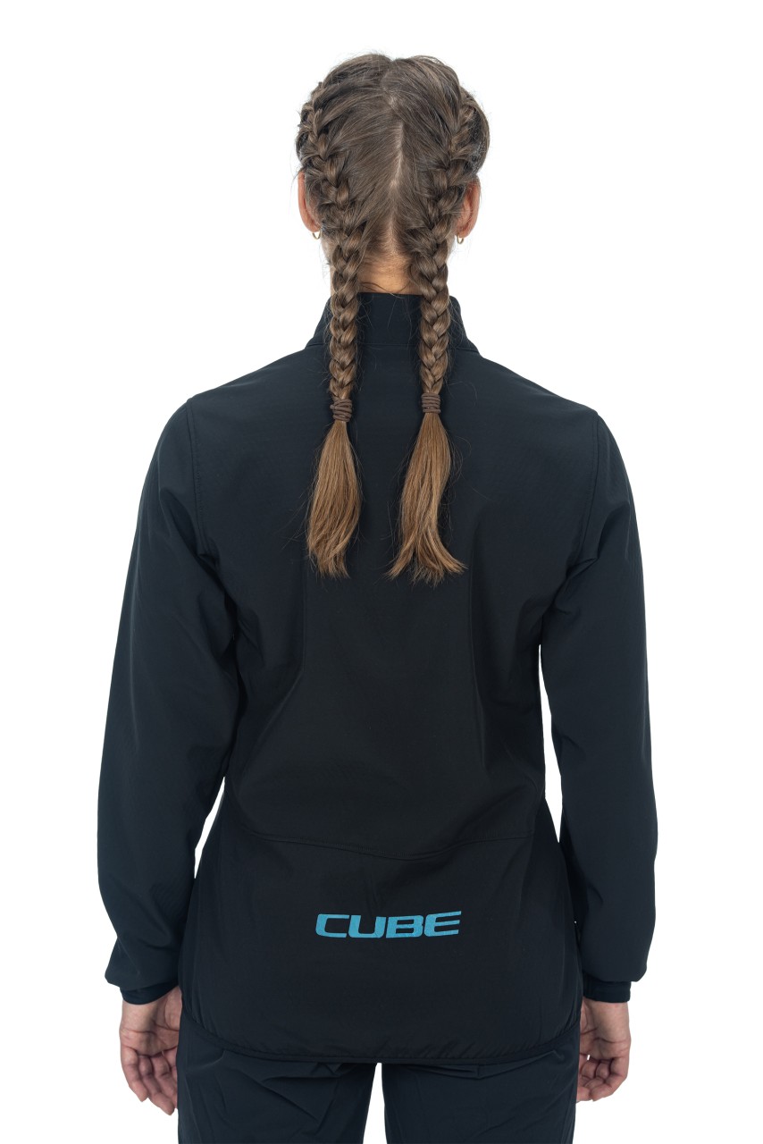 Cube ATX Cmpt Softshell Damen Fahrrad Jacke schwarz 2027