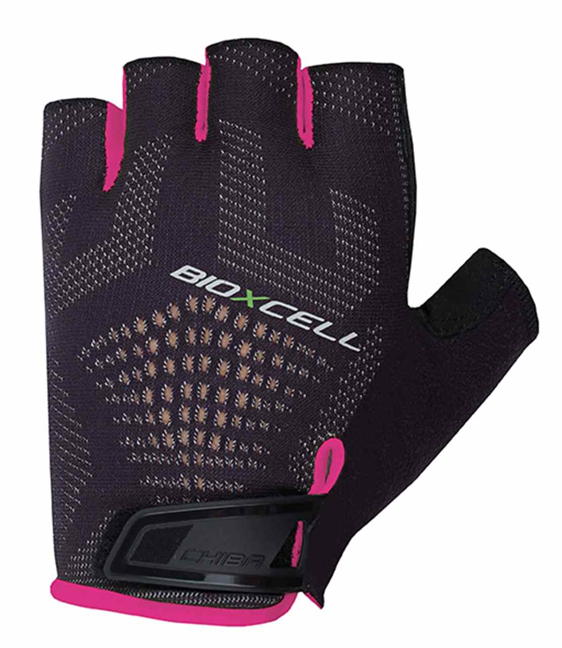 Chiba BioXCell Super Fly Fahrrad Handschuhe kurz schwarz/pink 2027