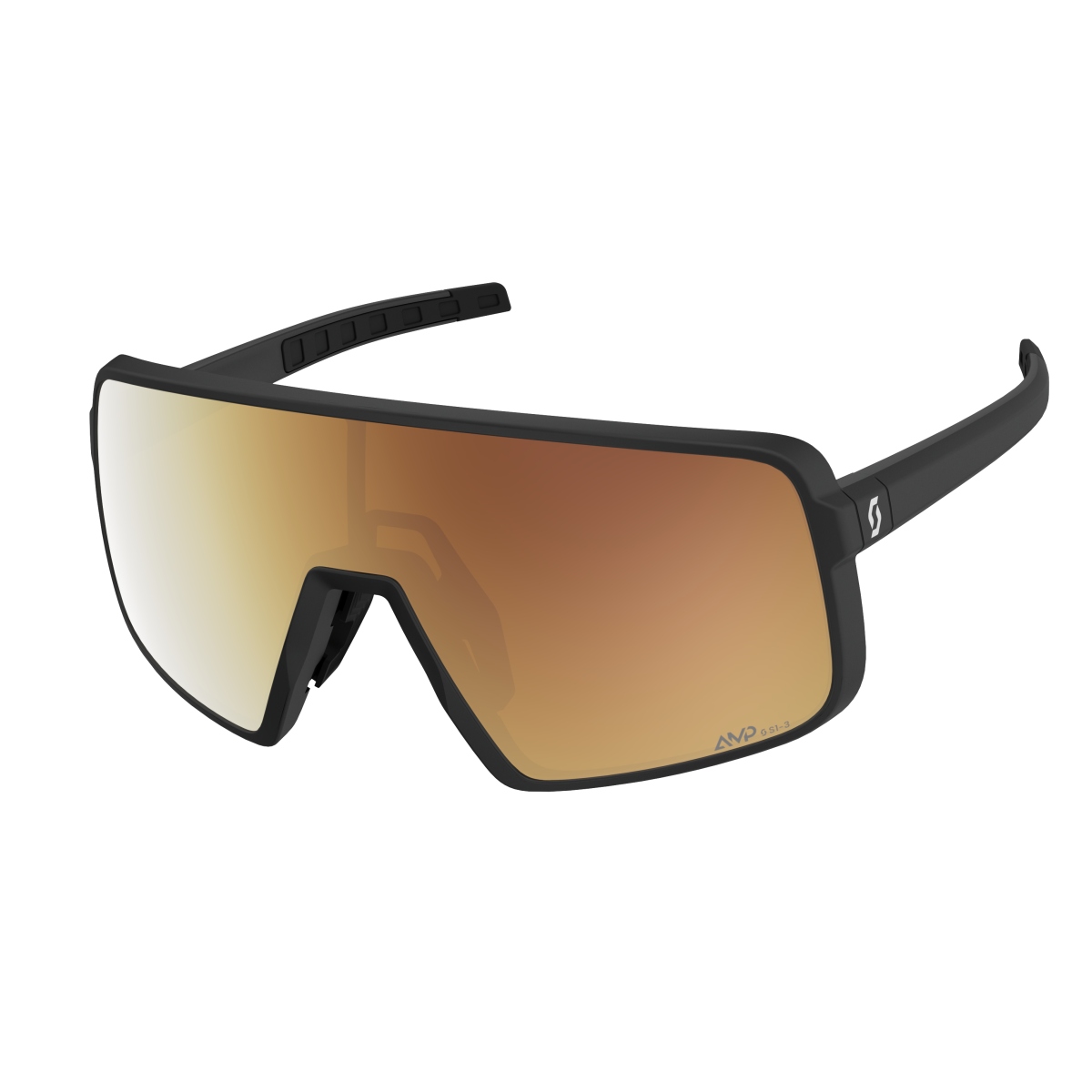 Scott Torica LS AMP Wechselscheiben Fahrradbrille schwarz/goldfarben chrome