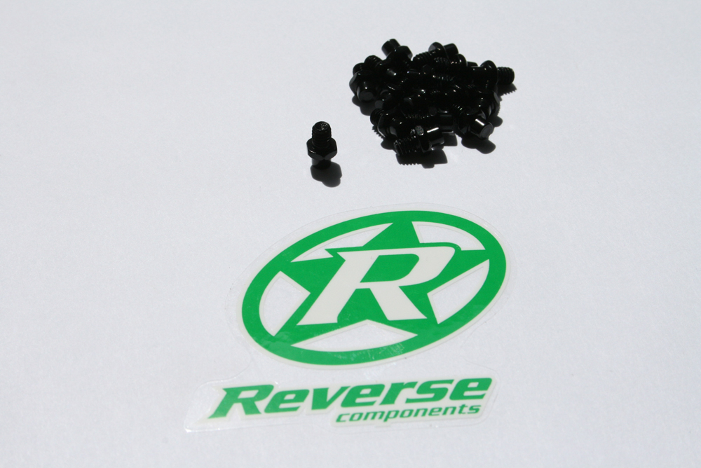 Reverse Escape Pedal Pin Set Alu schwarz