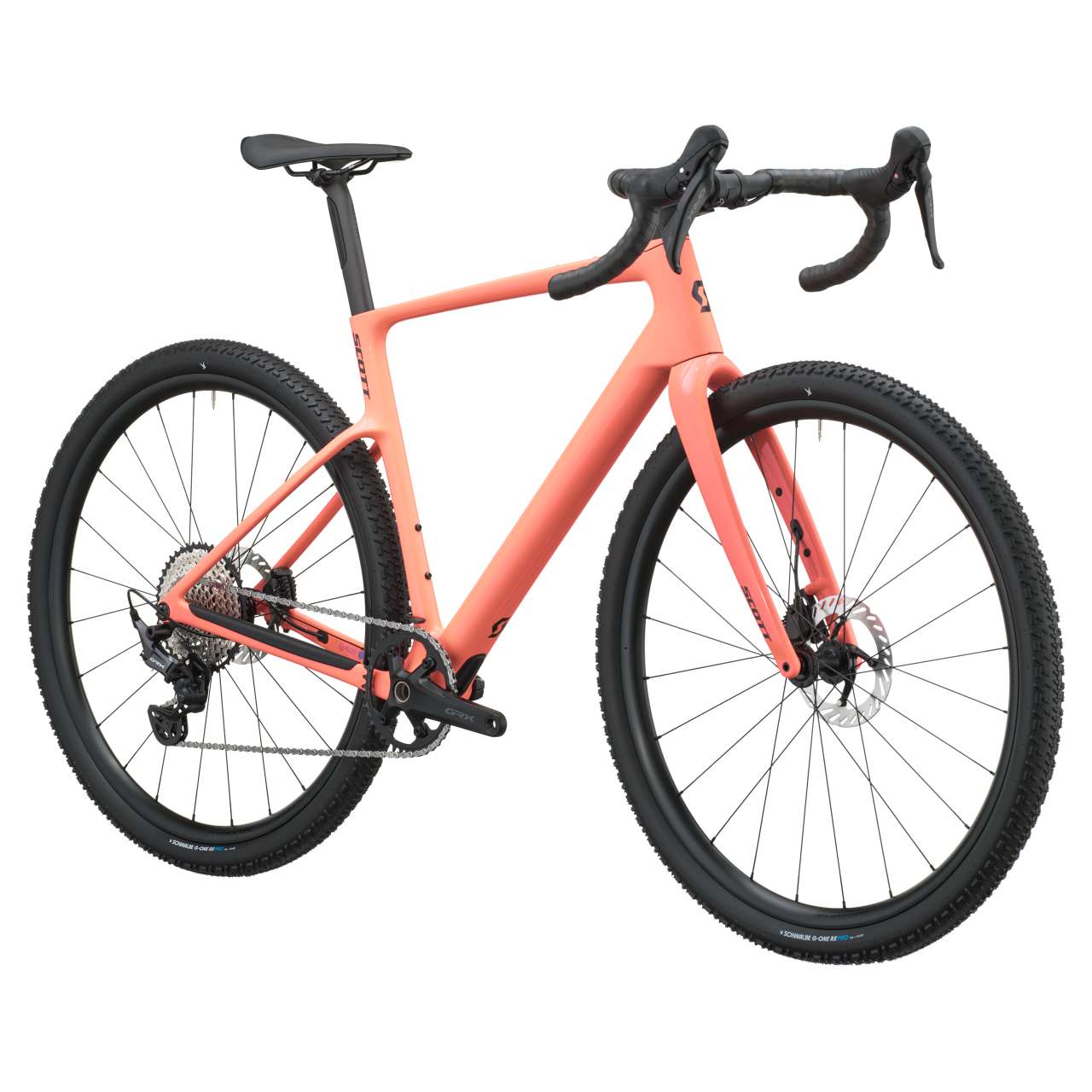 Scott Addict Gravel 40 Carbon Fahrrad peach pink 2027